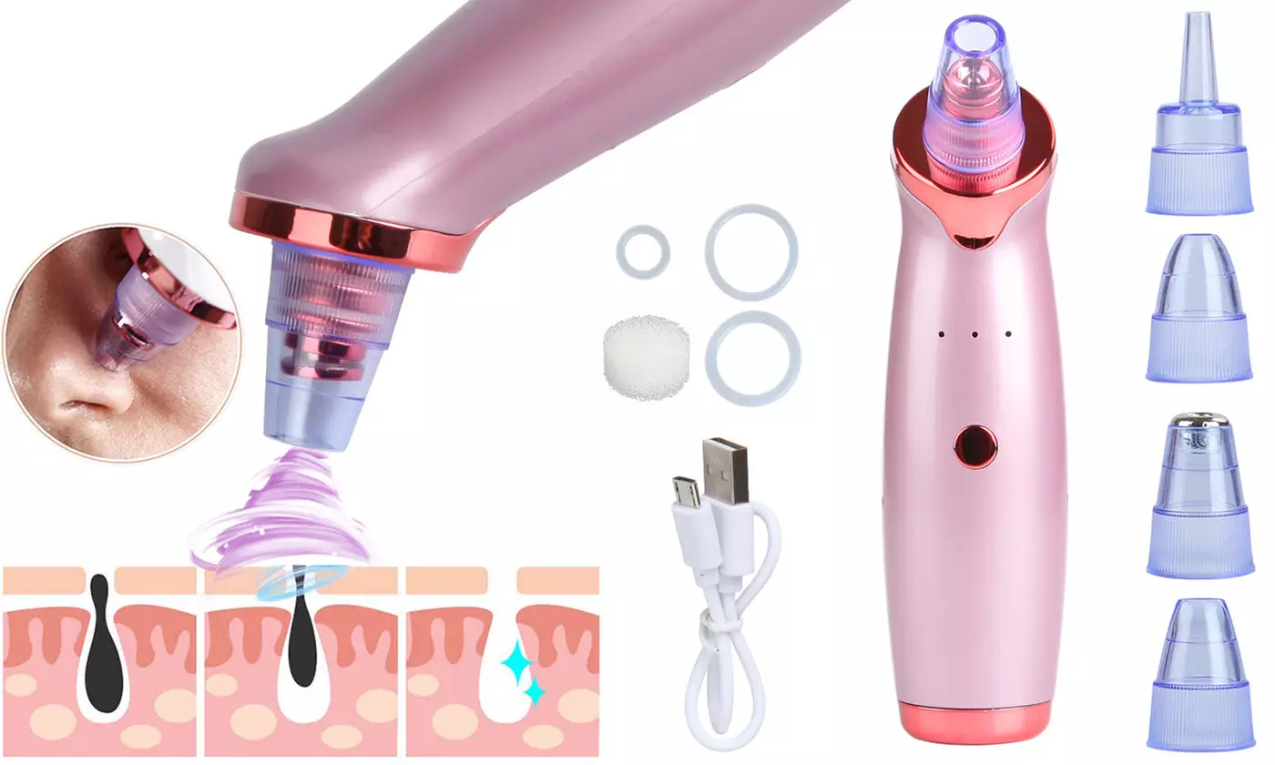 Electric Facial Skin Care Pore Blackhead Cleaner Remover Vacuum Acne Cleanser