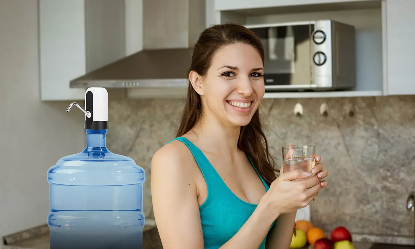 iNova Electric Water Pump Portable Automatic Dispenser for Bottles & Jugs