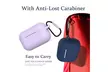 For Apple AirPods Pro Silicone Protective Case Cover with Carabiner, LED Visible - Second Medium