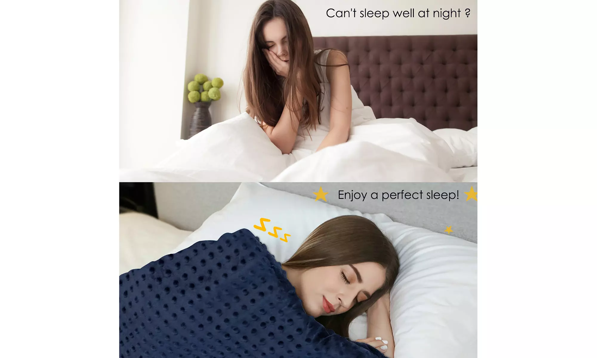 Costway 15/20/25lbs Weighted Blanket Removable Soft Crystal Cover,Glass Bead