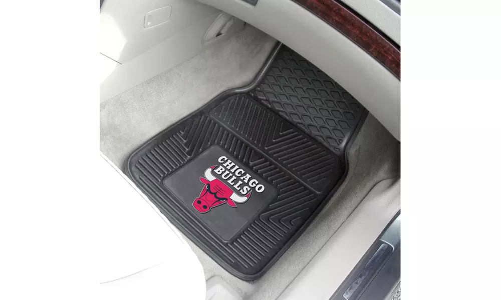 NBA Heavy Duty Vinyl Car Mat Set (2-Piece) - Primary Image