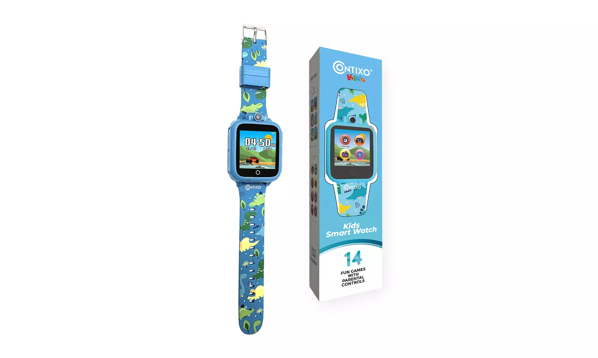 Contixo KW1 Kids Smart Watch -14 Educational Games, HD Touch Screen, Camera, MP3 - Primary Image