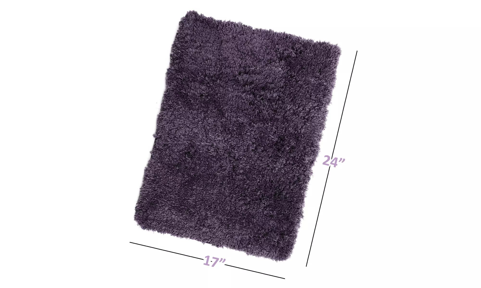 Clara Clark Non-slip Shaggy Bath Rug Set