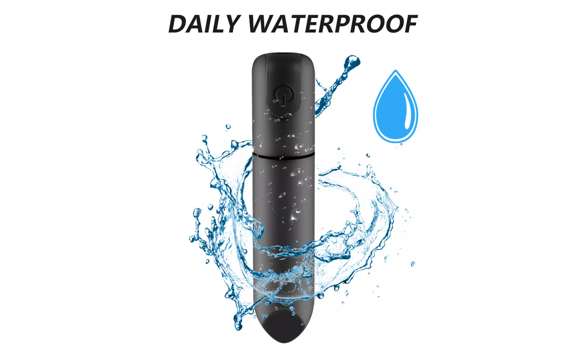 Rechargeable Angled Tip Bullet Vibrator Precision G-spot Clitoral Stimulation