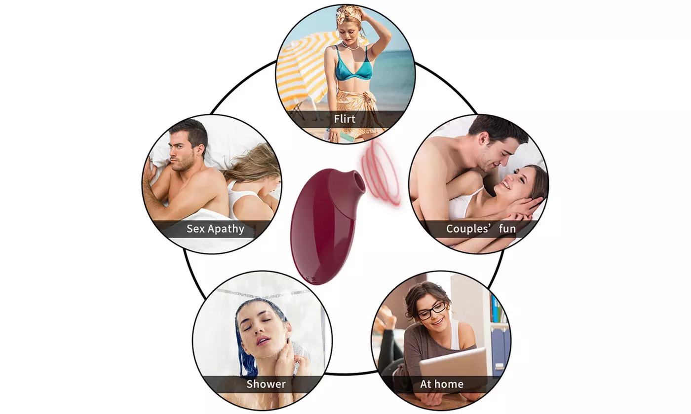 Sucking Vibrator Nipple Clit Licking Rechargeable Sex Toy