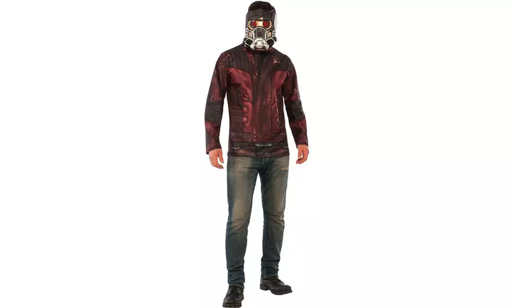 Guardians of the Galaxy Vol. 2 - Star-Lord Adult Costume Top & Mask Set  - Primary Image