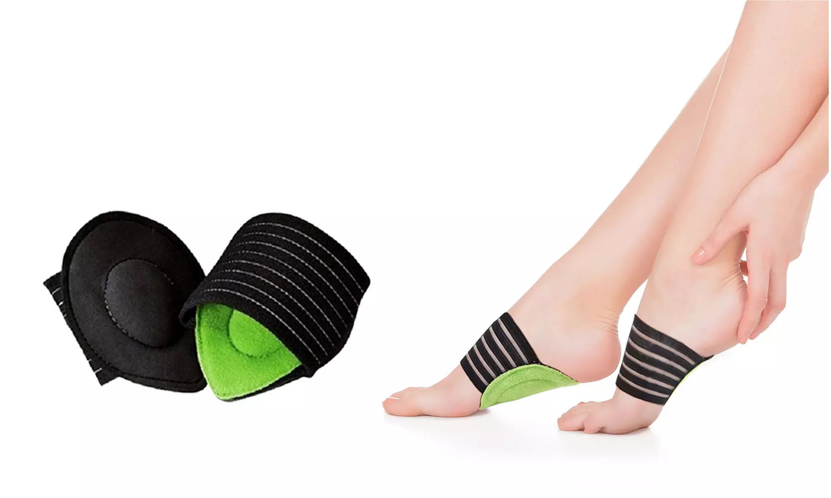 XTF Cushioned Plantar Fasciitis Foot Arch Supports (1, 2, 3 or 6-Pairs) - Primary Image