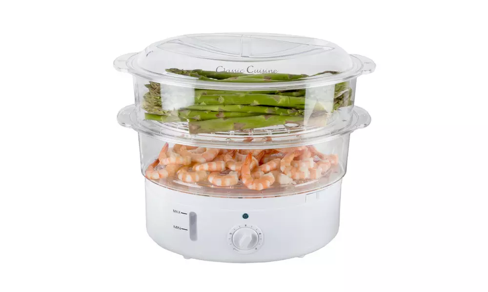 Vegetable Steamer and Rice Cooker with Timer (6.3-Qt.) - Second Medium