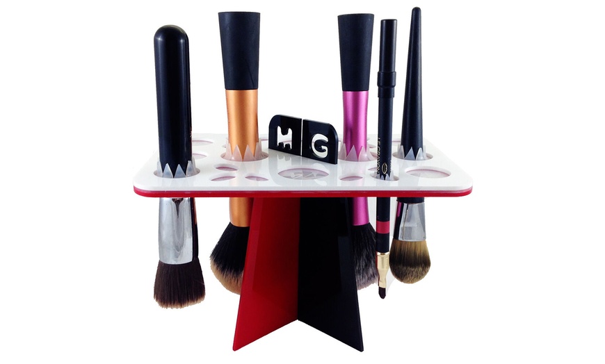 Image 46: Magik Drying Pro Brush Drying Tree Tower Air Organizer Cosmetic Shelf