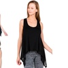 Image 1: Women's Asymmetric Hem Active Top