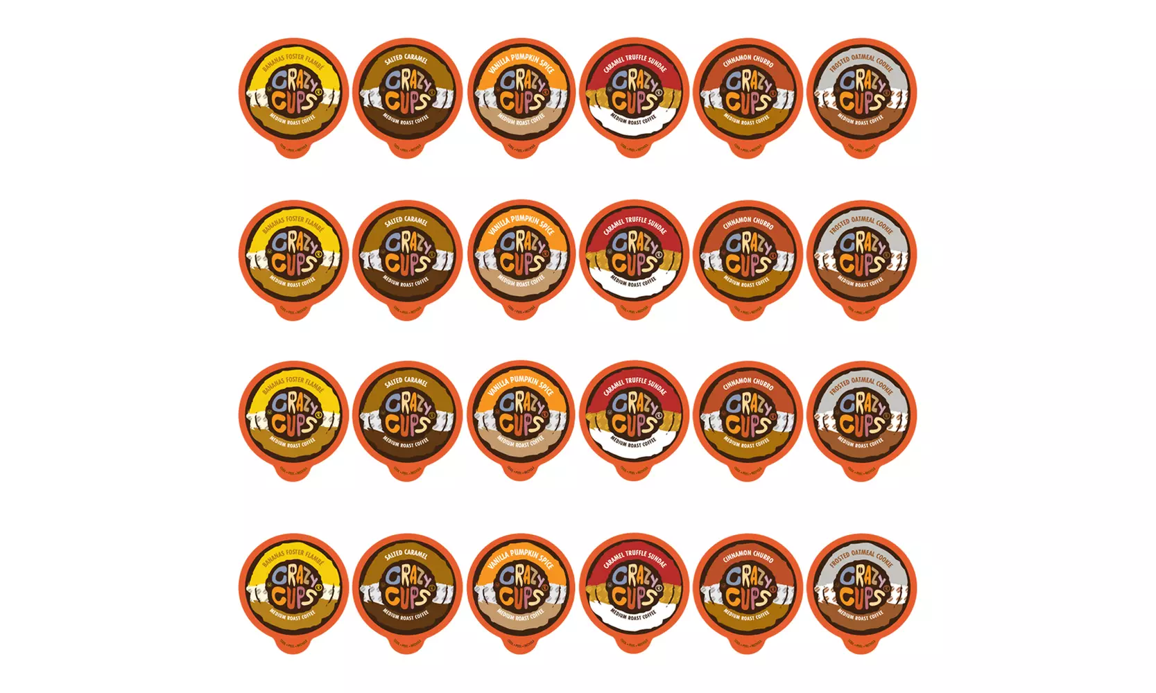 Crazy Cups Keurig Compatible Flavored Variety K-Cups (88 or 96 Count) - Second Medium