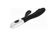 Silcone Dildo Waterproof Rabbit Vibrator 30 Speeds G spot Clitoral Stimulator - Second Medium