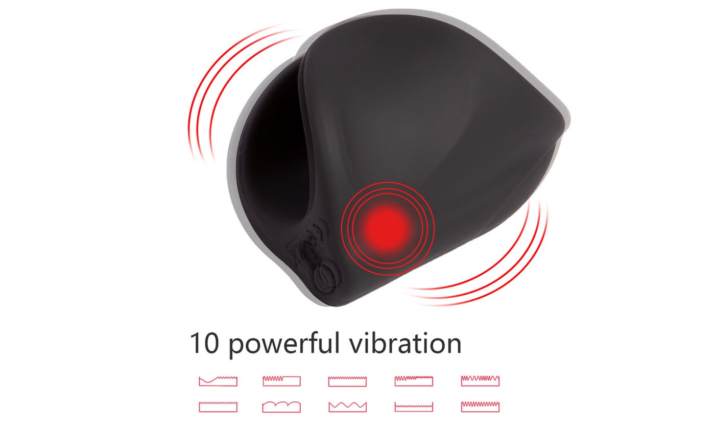 Vibrating Handhold Penis Vibrator with 10 Modes Sex Toy