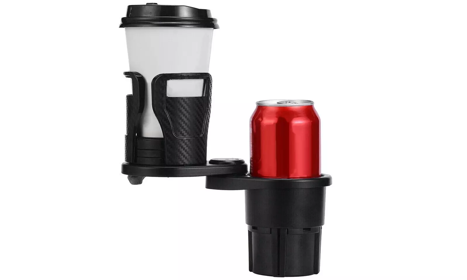 iMounTEK 2-In-1 360-Degree Dual Car Cup Insert Holder Expander Adapter Organizer - Primary Image