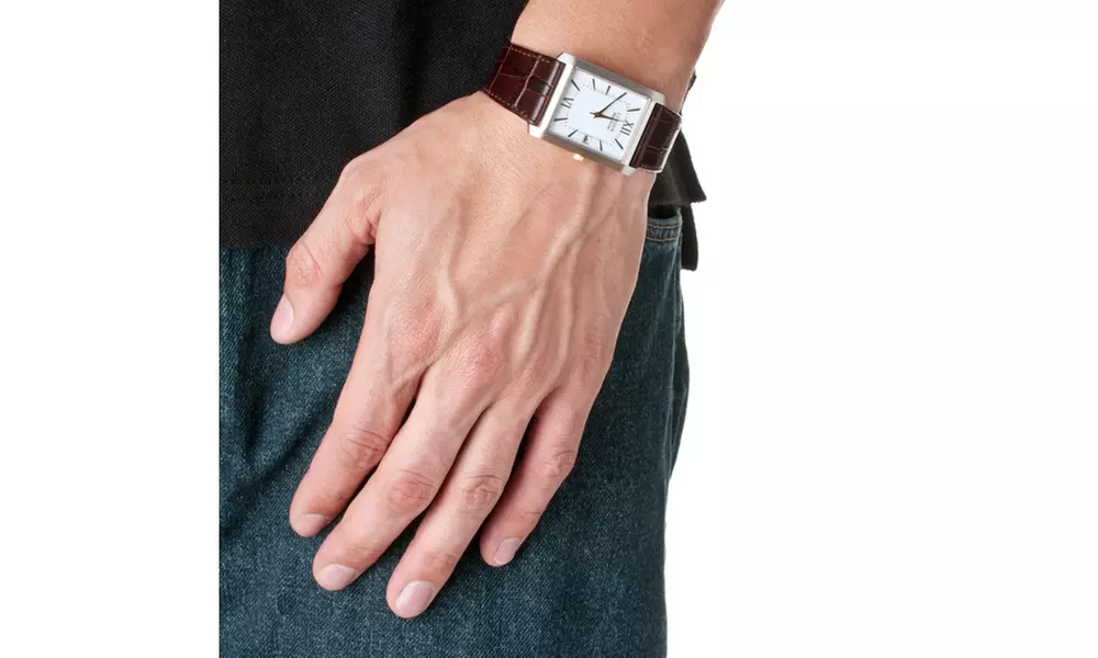 Citizen Men's Leather Strap Eco-Drive Watch - Second Medium