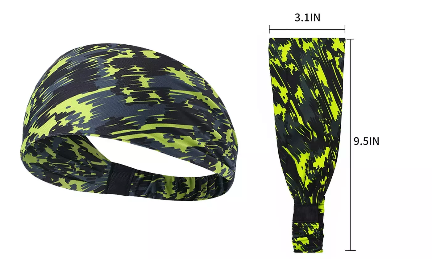 Moisture Wicking Headband For Women Men Sweatband Sports Fitness Yoga Running