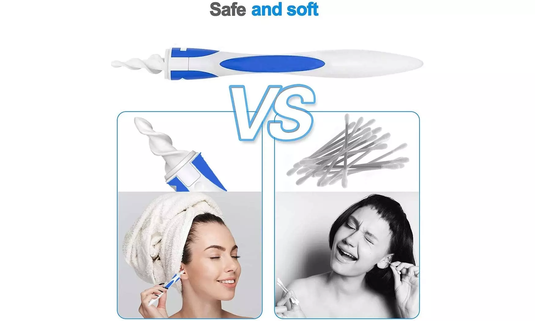 2022 Q-Grips Ear Wax Removal Tool- Safe Ear Wax Removal Tool, 16 Pcs Ear - Second Medium