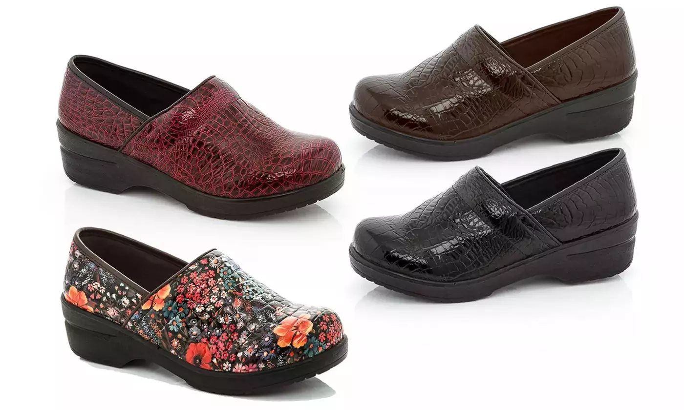 Rasolli Women's Debby Croco Texture Clogs - Primary Image