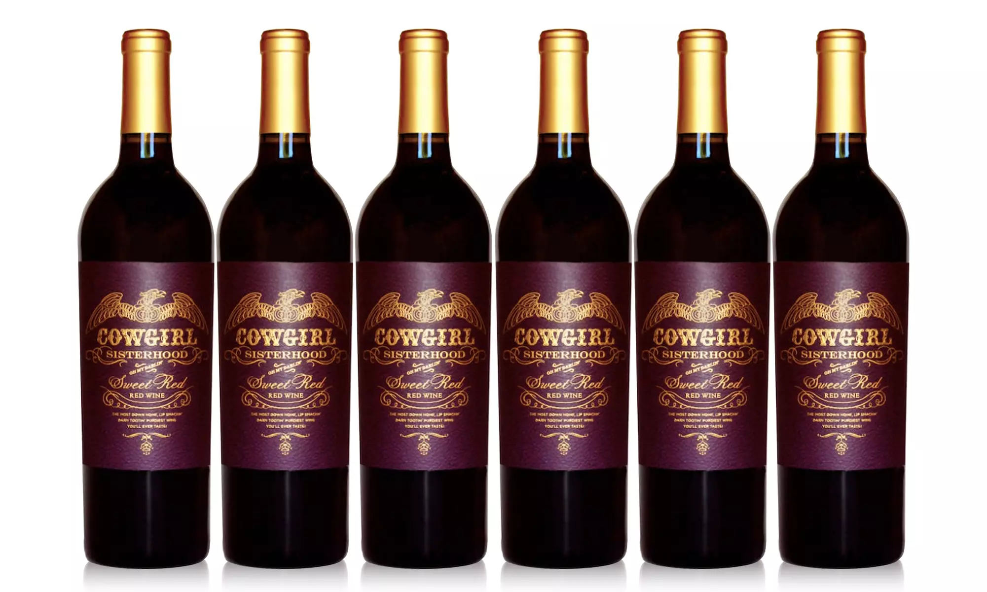 Cowgirl Sisterhood Sweet Red Blend Wine 6 or 12 Bottles *Shipping Included* - Second Medium