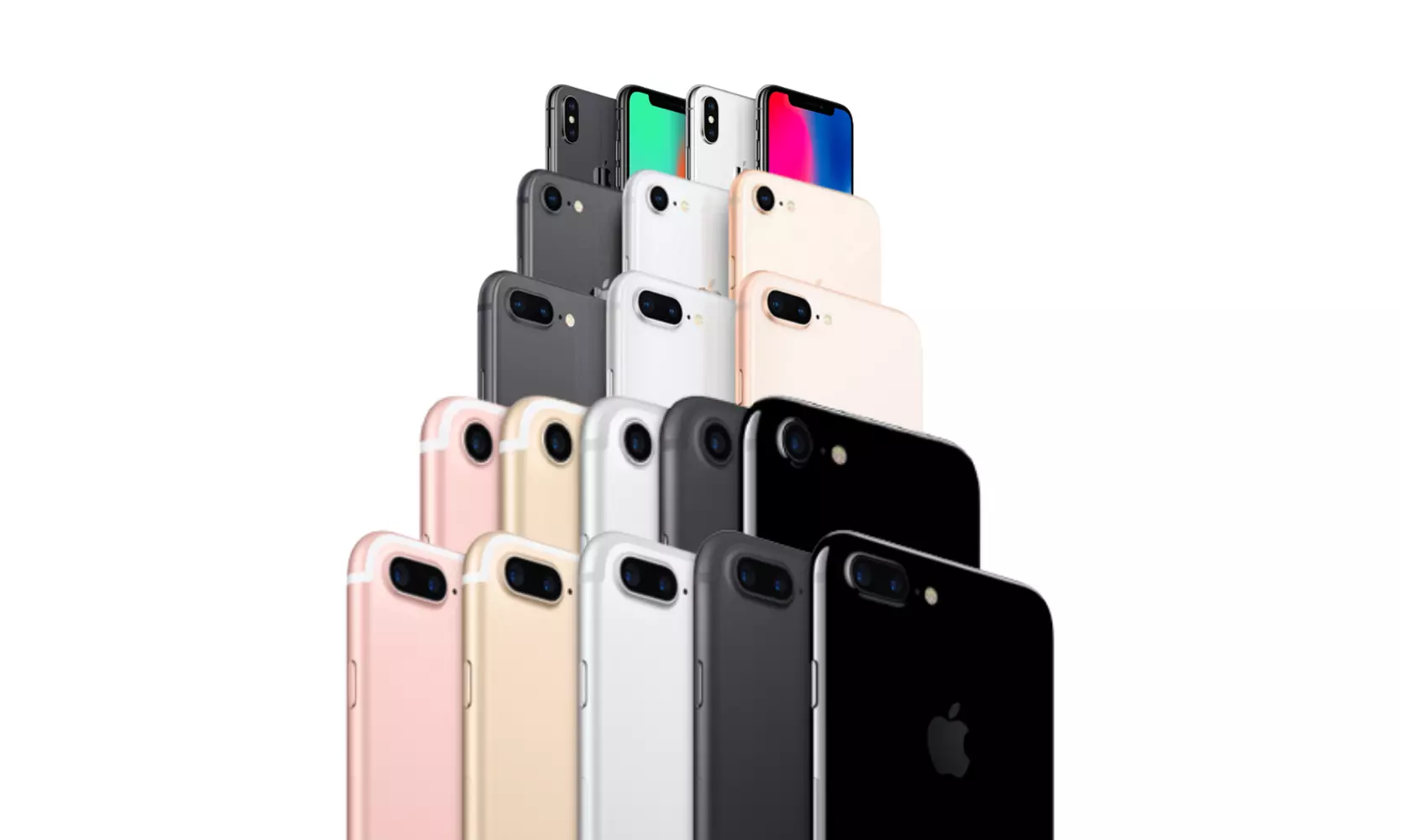 Apple iPhone 7 / 7 Plus 8 / 8 Plus X GSM Unlocked Smartphone A Grade Refurbished - Primary Image