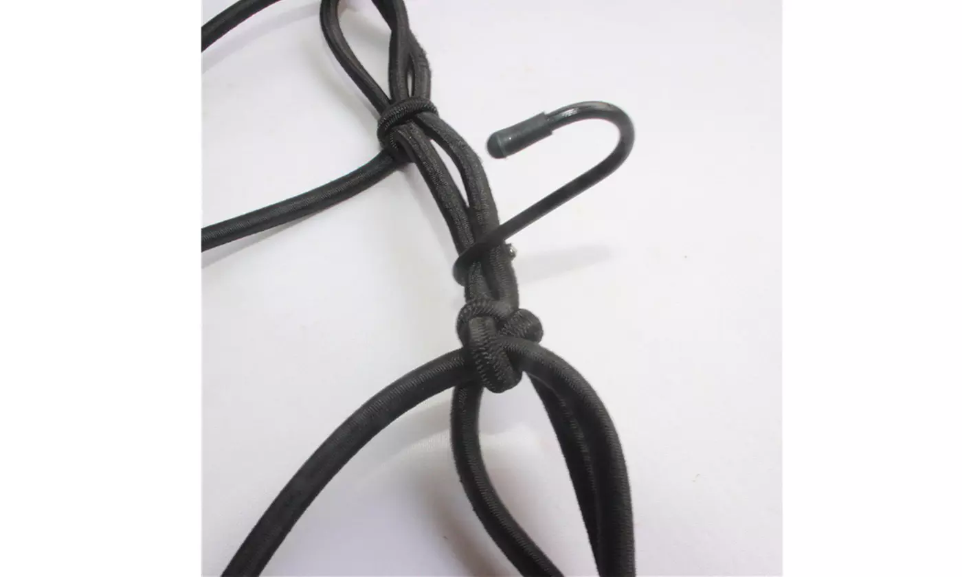 Cargo Net Motorcycle Helmet Mesh Luggage Tie Down Bungee Cord - 15.7 x 15.7 Inch - Second Medium