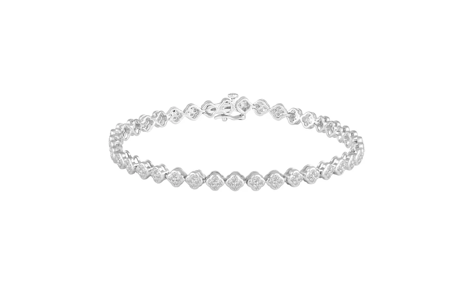 1 1/4CT TW Diamond Tennis Bracelet in Sterling Silver by Fifth and Fine - Second Medium