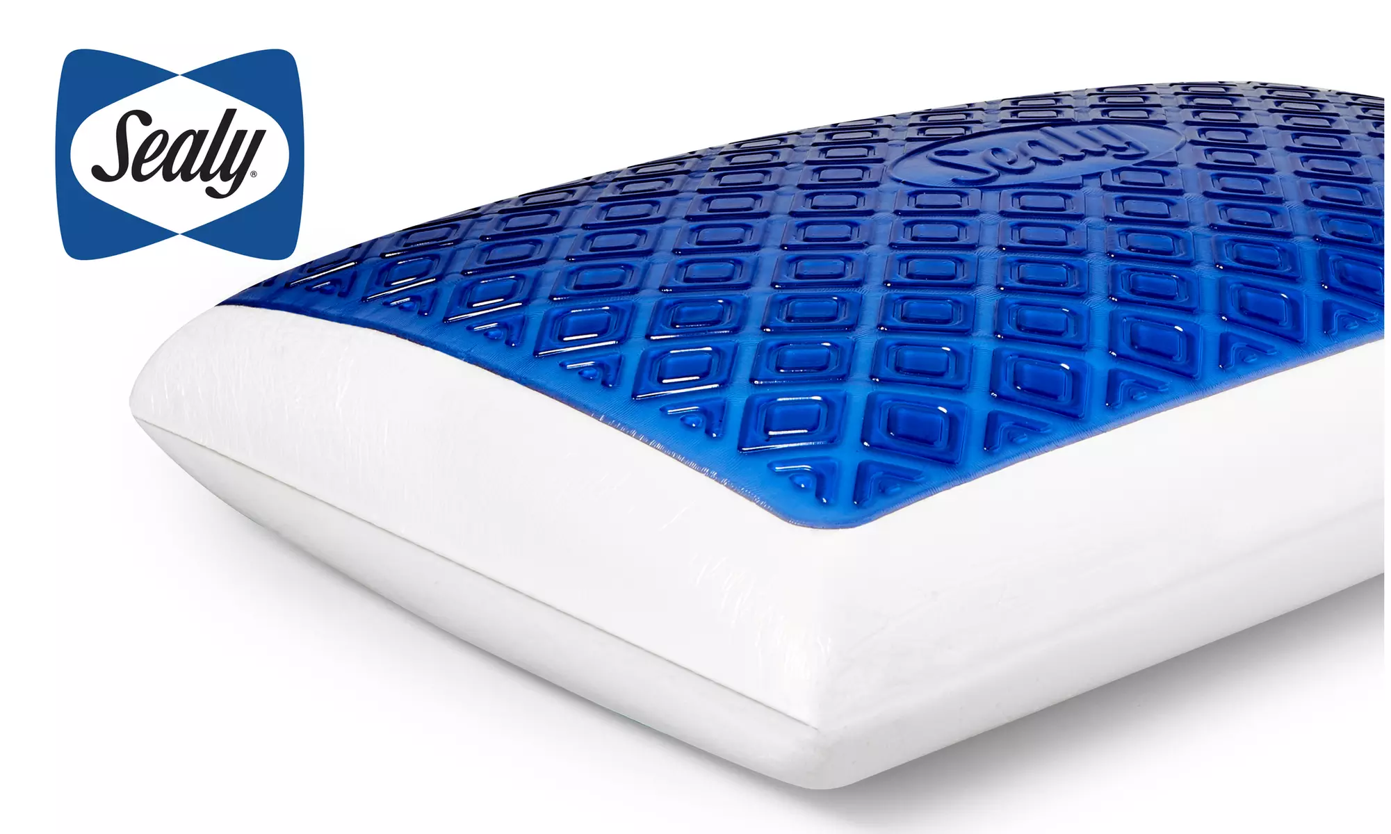 SealyChill Gel Memory Foam Bed Pillow with Anti-Microbial Cover - Primary Image