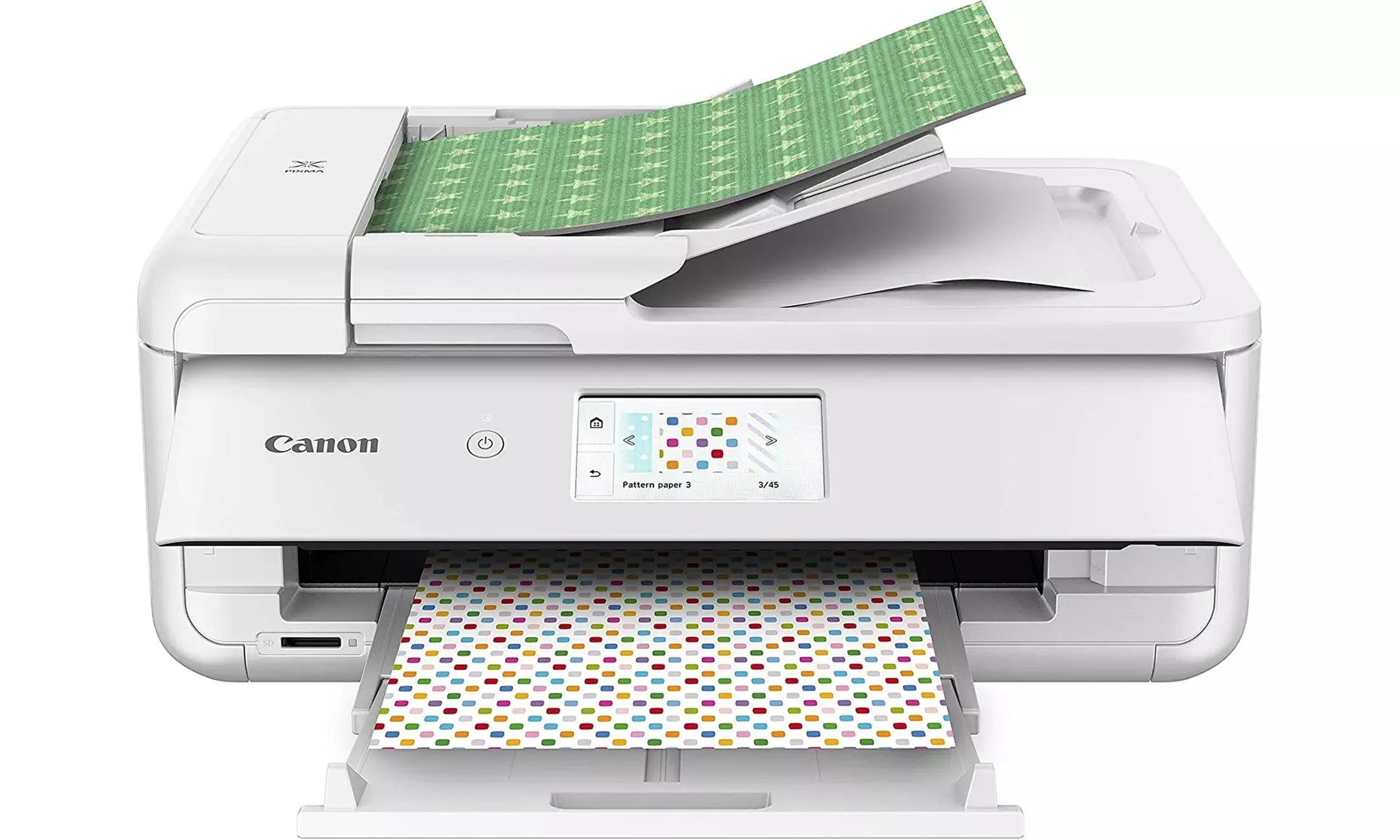 Canon TS9521C All-In-One Wireless Crafting Photo Printer (white)- New - Primary Image