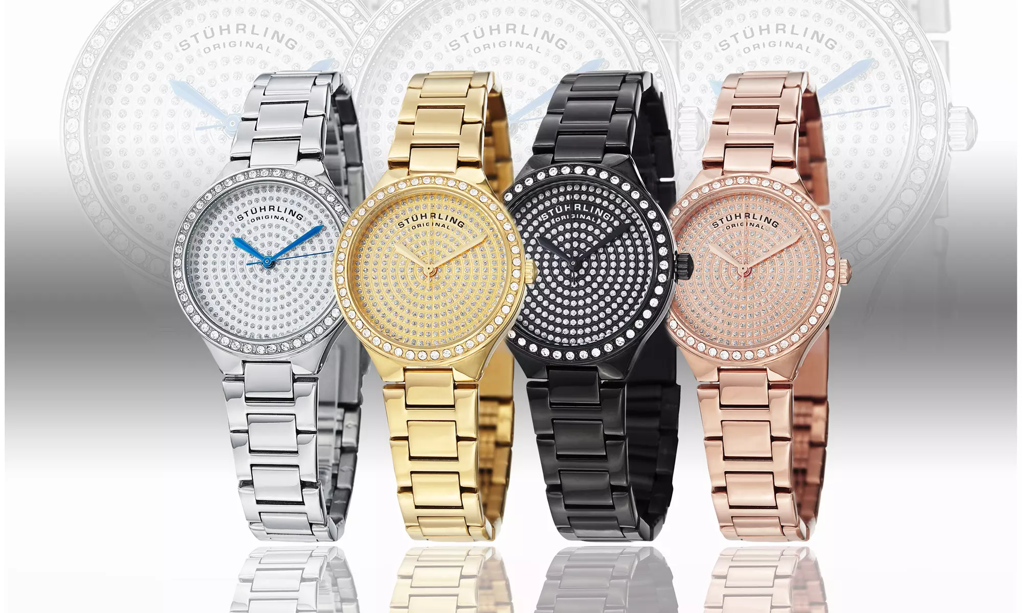 Stuhrling Women's Swiss Symphony Bling Watch - Primary Image