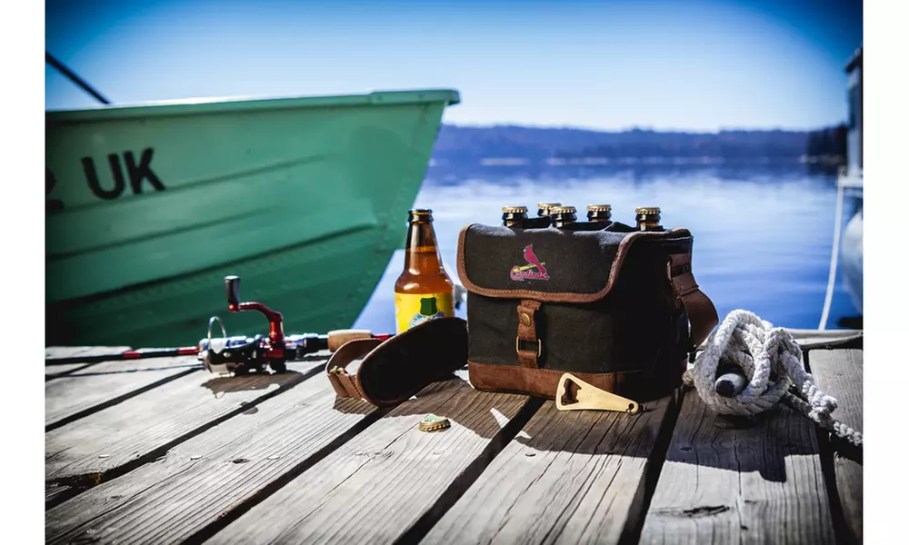 Picnic Time Legacy MLB Beer Caddy Cooler Tote with Opener - Primary Image