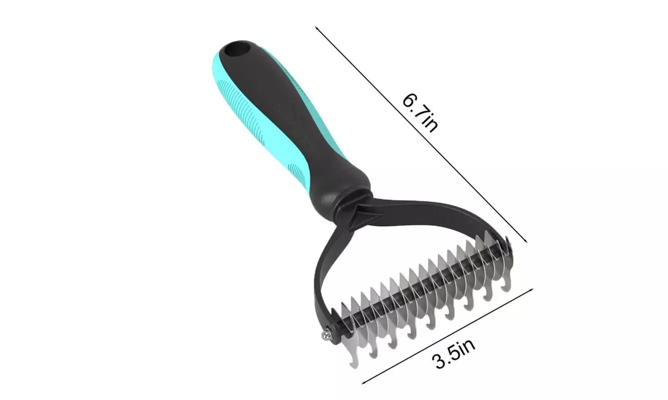 Dog Brush for Shedding Dematting Pet Grooming Cat Hair Undercoat