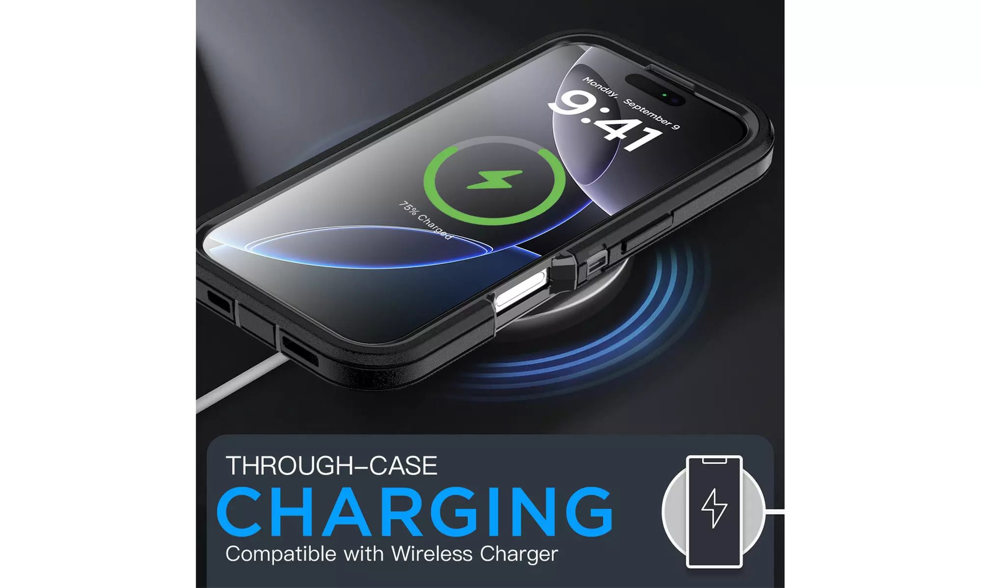 AICASE Magnetic Case for iPhone 16 Pro/16 Plus Shockproof HeavyDuty 3layer Cover