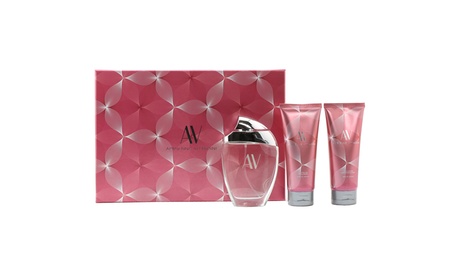 AV By Adrienne Vittadini 3 PC Gift Set For Women Women Spray Floral Eau De Parfum