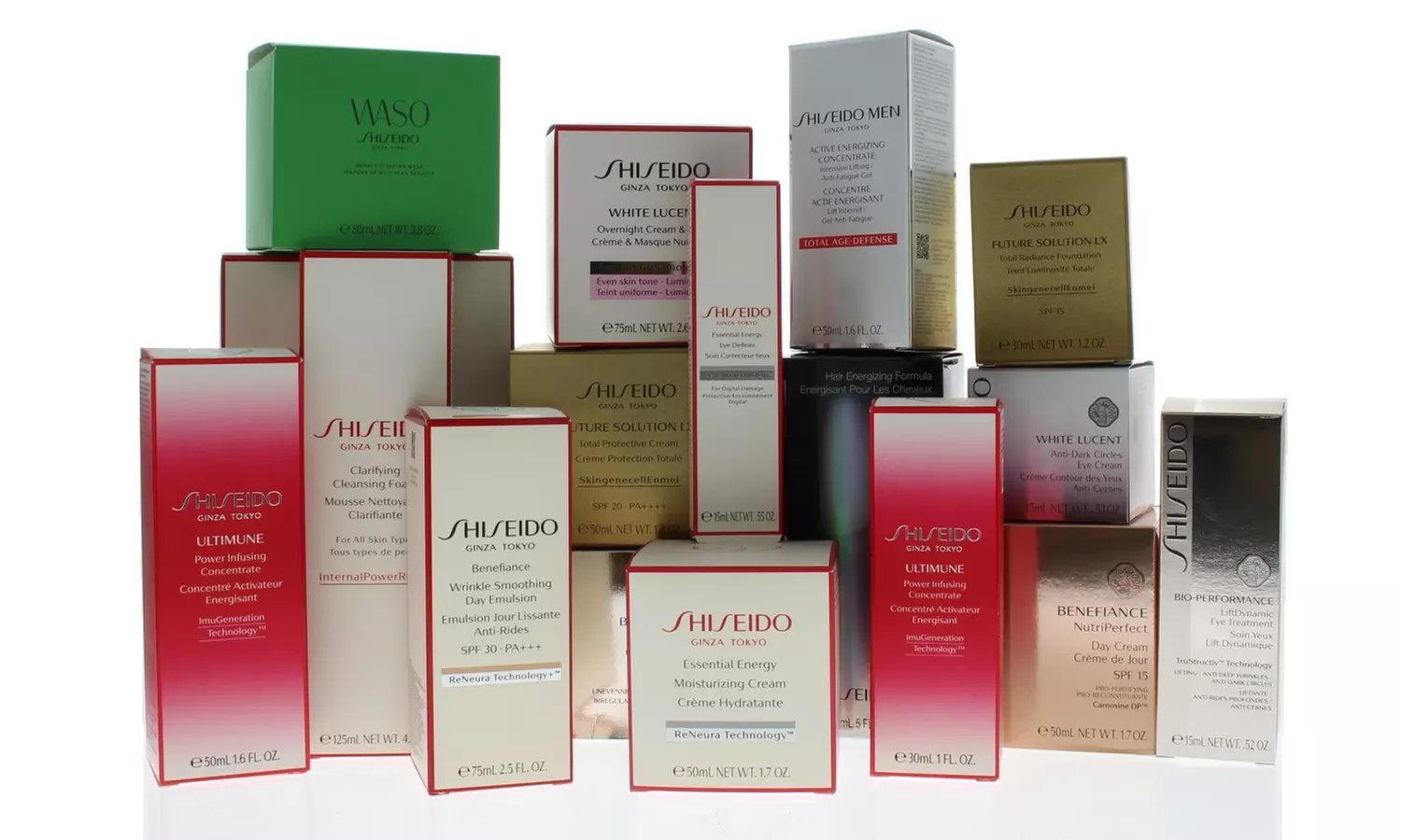 Shiseido Skincare Products Choose from-Cream OR Foam OR Serum OR Other Options - Primary Image