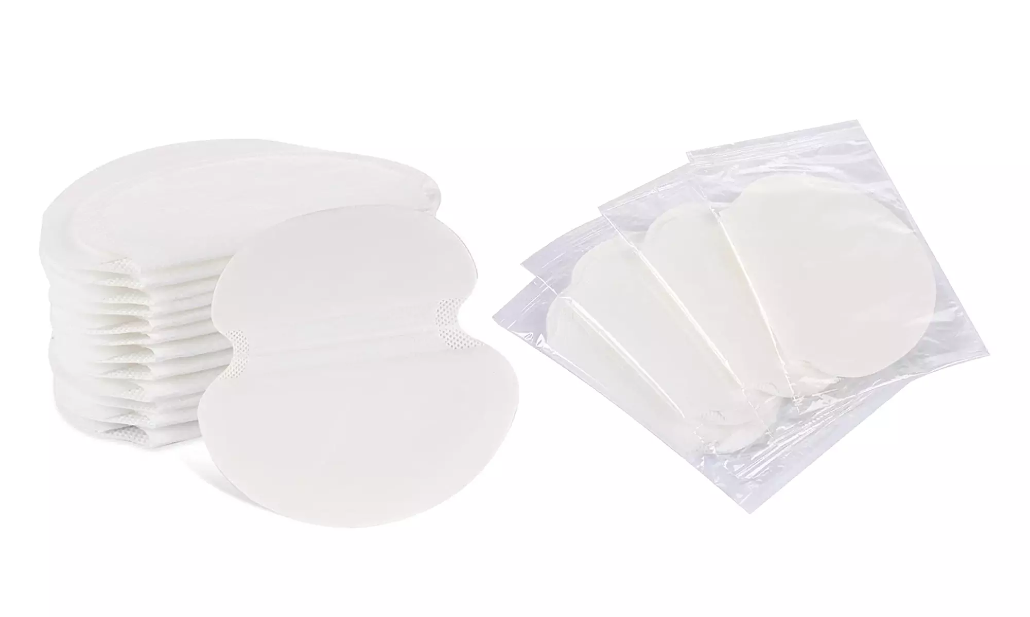 80 Pcs Underarm Sweat Pads Armpit Sweat Pad Fight Hyperhidrosis for Women Men - Second Medium