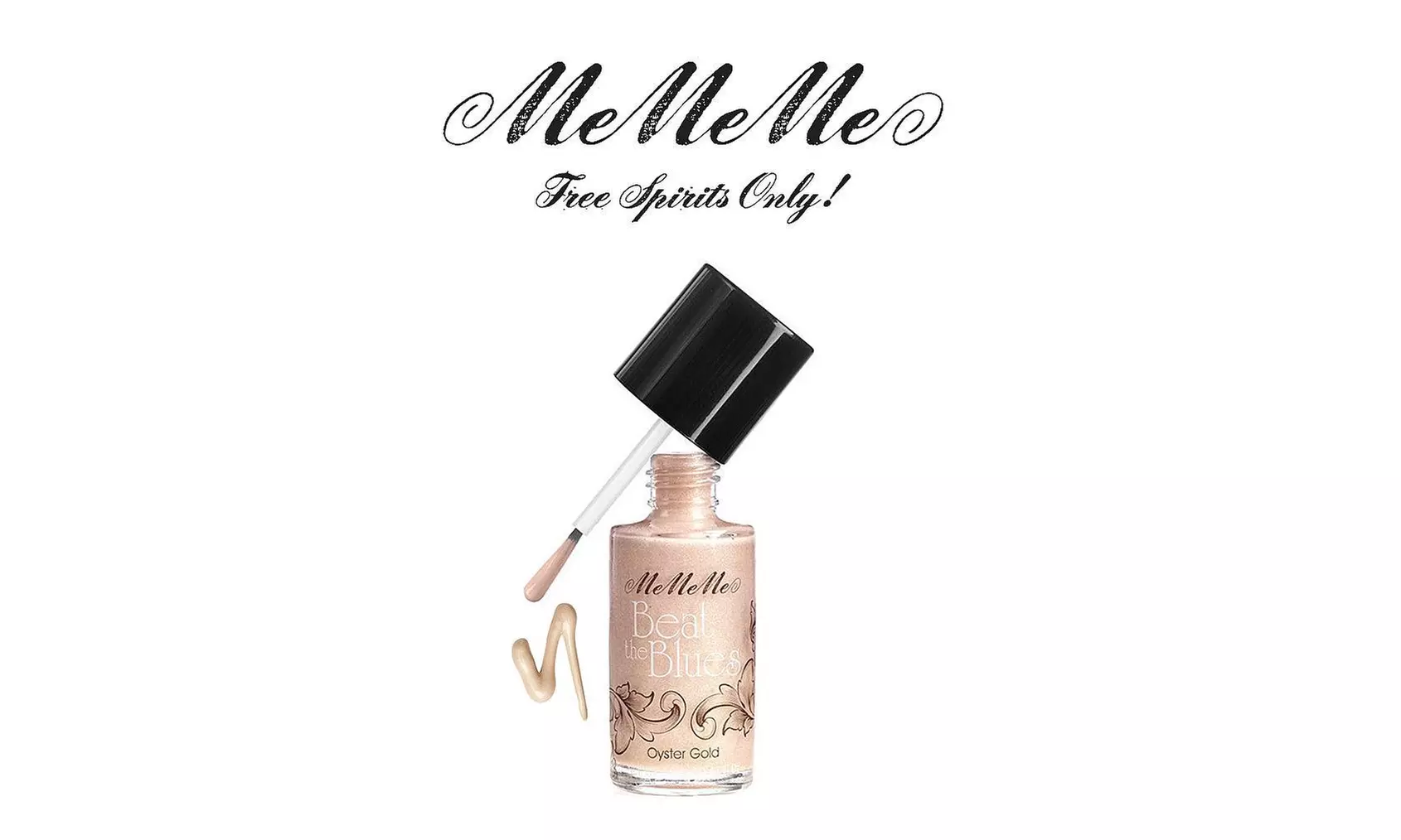 MeMeMe Beat the Blues Illuminator & Highlighter, Oyster Gold - Primary Image