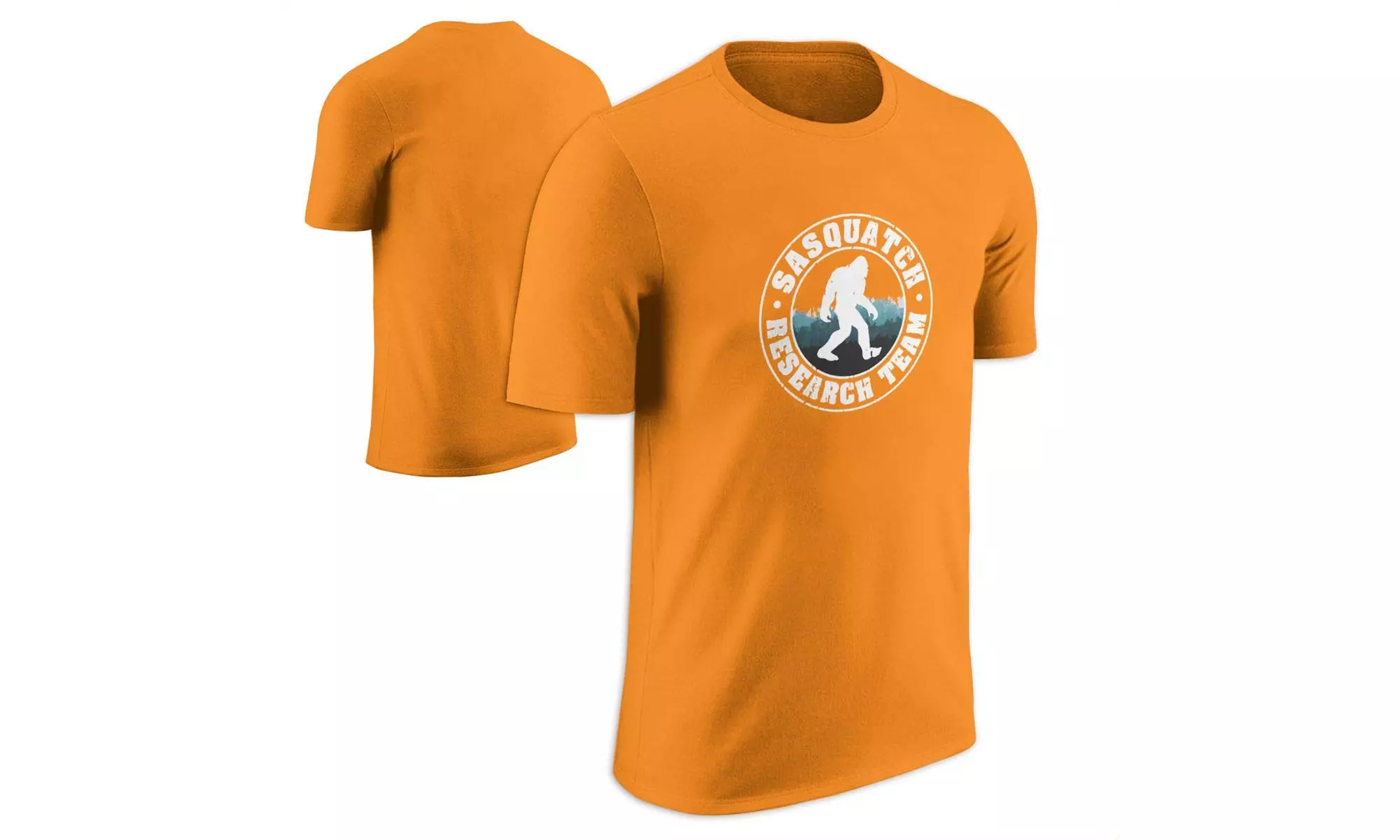 FINDING SASQUATCH RESEARCH TEAM FUNNY BIG FOOT GONE SQUATCHIN MENS T-SHIRT - Primary Image