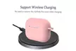 For Apple AirPods Pro Silicone Protective Case Cover with Carabiner, LED Visible - Second Medium