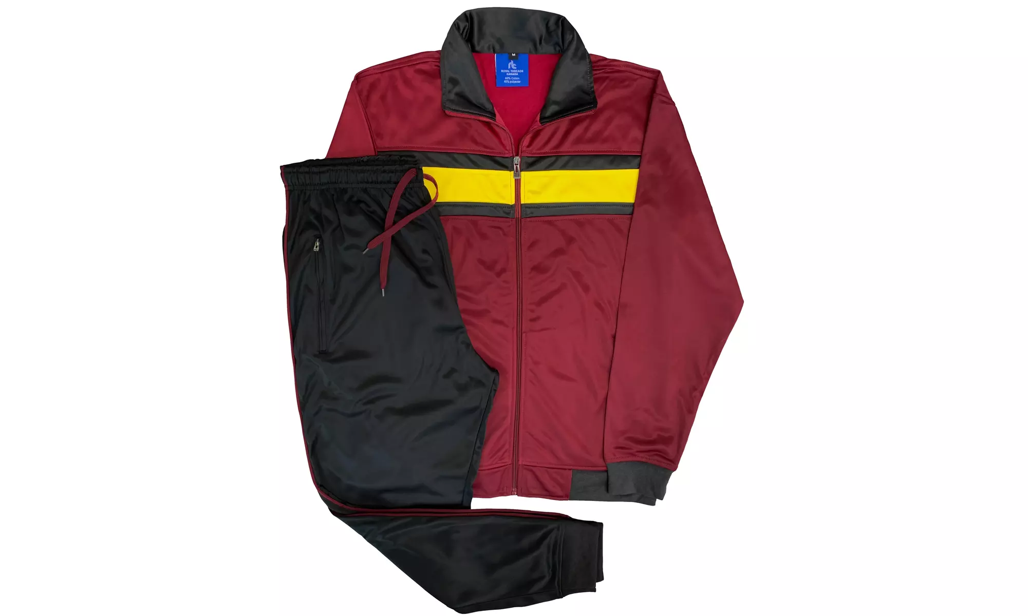 Royal Threads Men's Full Zip Tracksuit