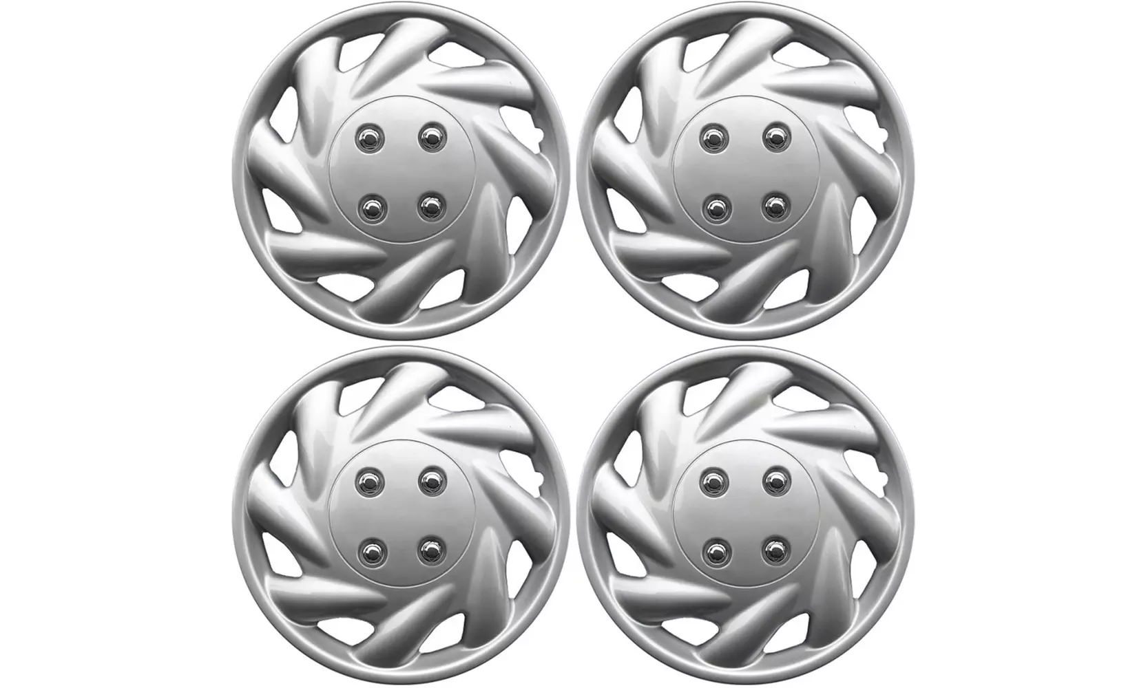 Silver Lacquer 14 Inch Wheel Cover/Hubcap for 96-99 Saturn S-Series - Primary Image