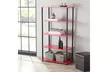 Mainstays No Tools Assembly 8-Cube Shelving Storage Unit, Red - Second Medium