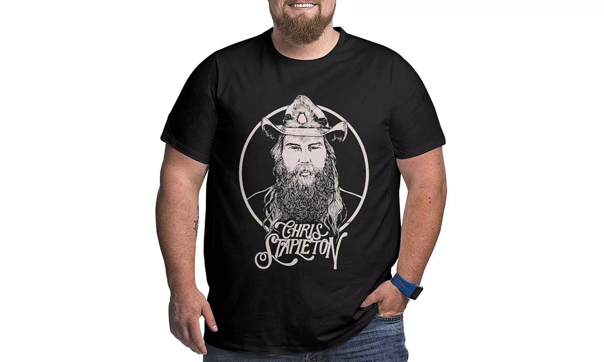 Chris-Stapleton Big and Tall T-Shirt Men's Plus Size T Shirts Best Gift  - Primary Image