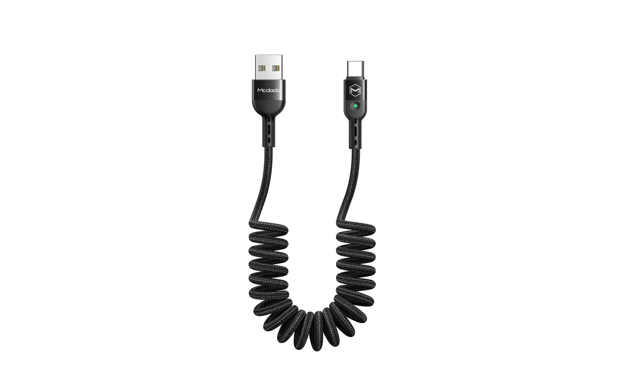 Mcdodo Nylon Aluminum Alloy 2A 1.8M USB Type C Data Cable With LED Indicator  - Primary Image