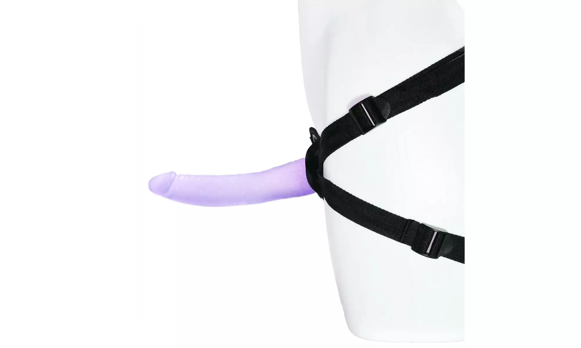 Strap Harness Kit With Dildo Purple