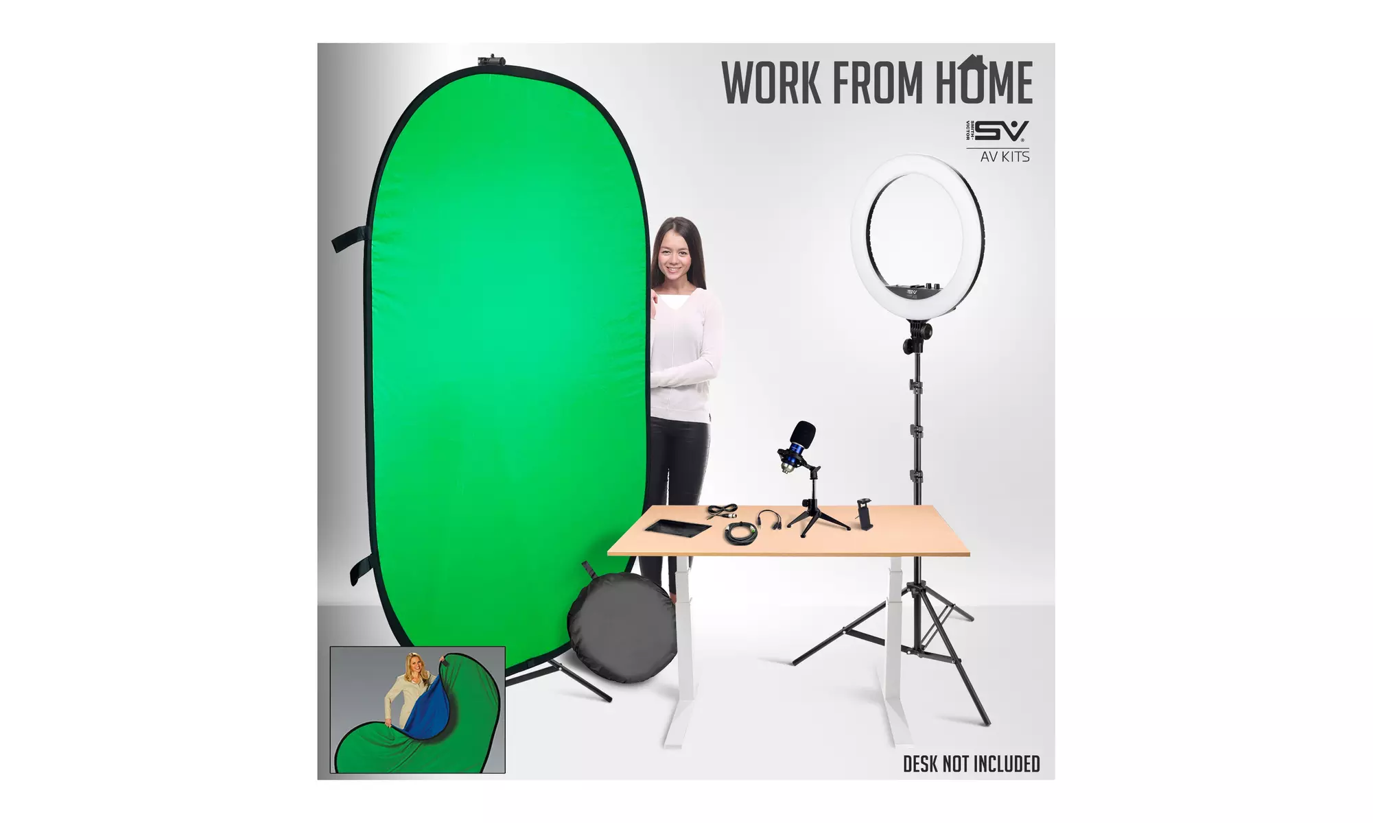 Smith-Victor ProMARK Work From Home 1700 Kit - Second Medium