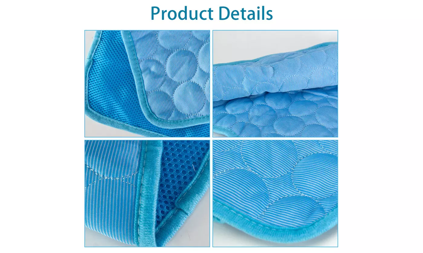 Pet Cooling Mat Cool Pad Comfortable Cushion Bed Blanket for Dog Cat Puppy