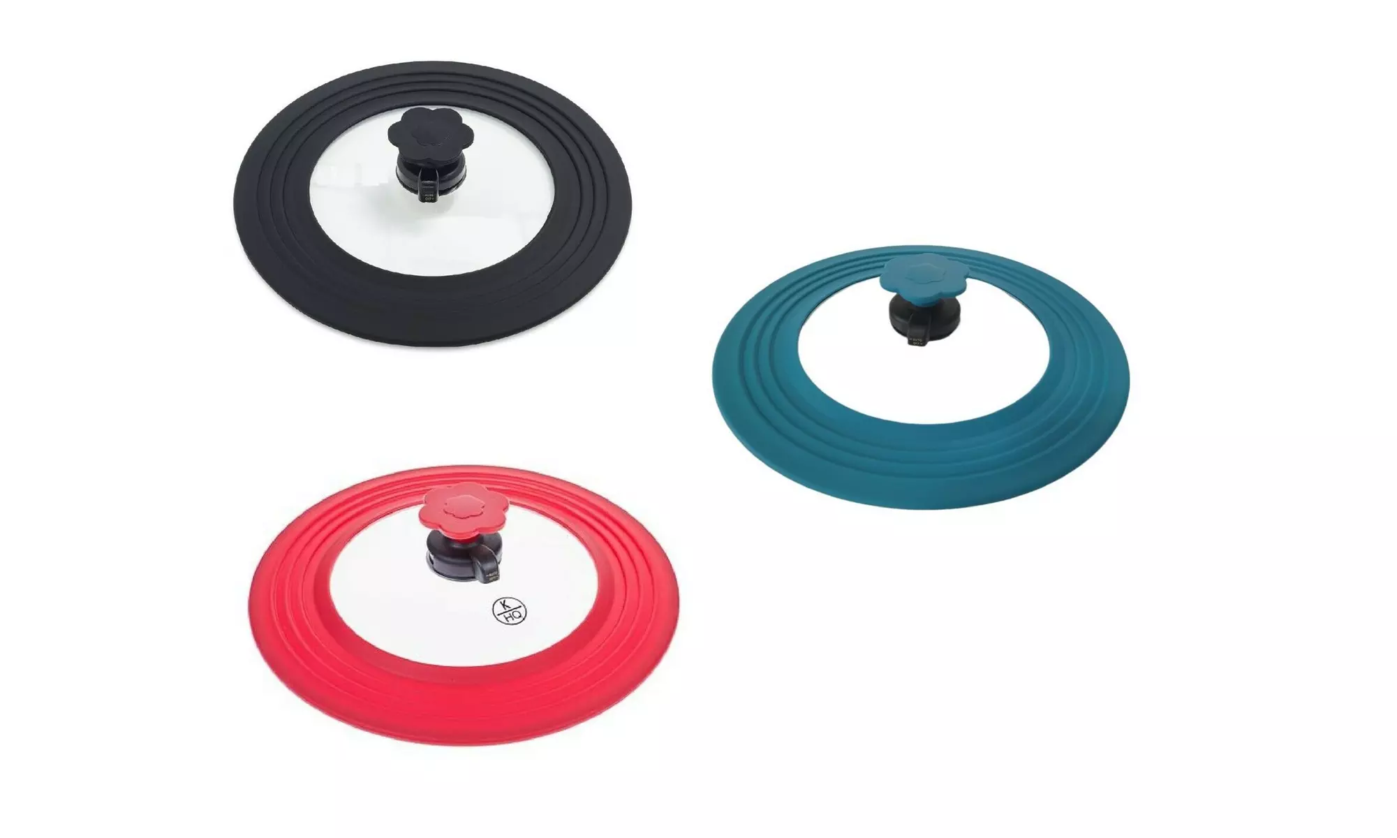 Universal Pot Lid and Microwave Cooking Cover - KHQ Tempered Glass Lid  - Primary Image