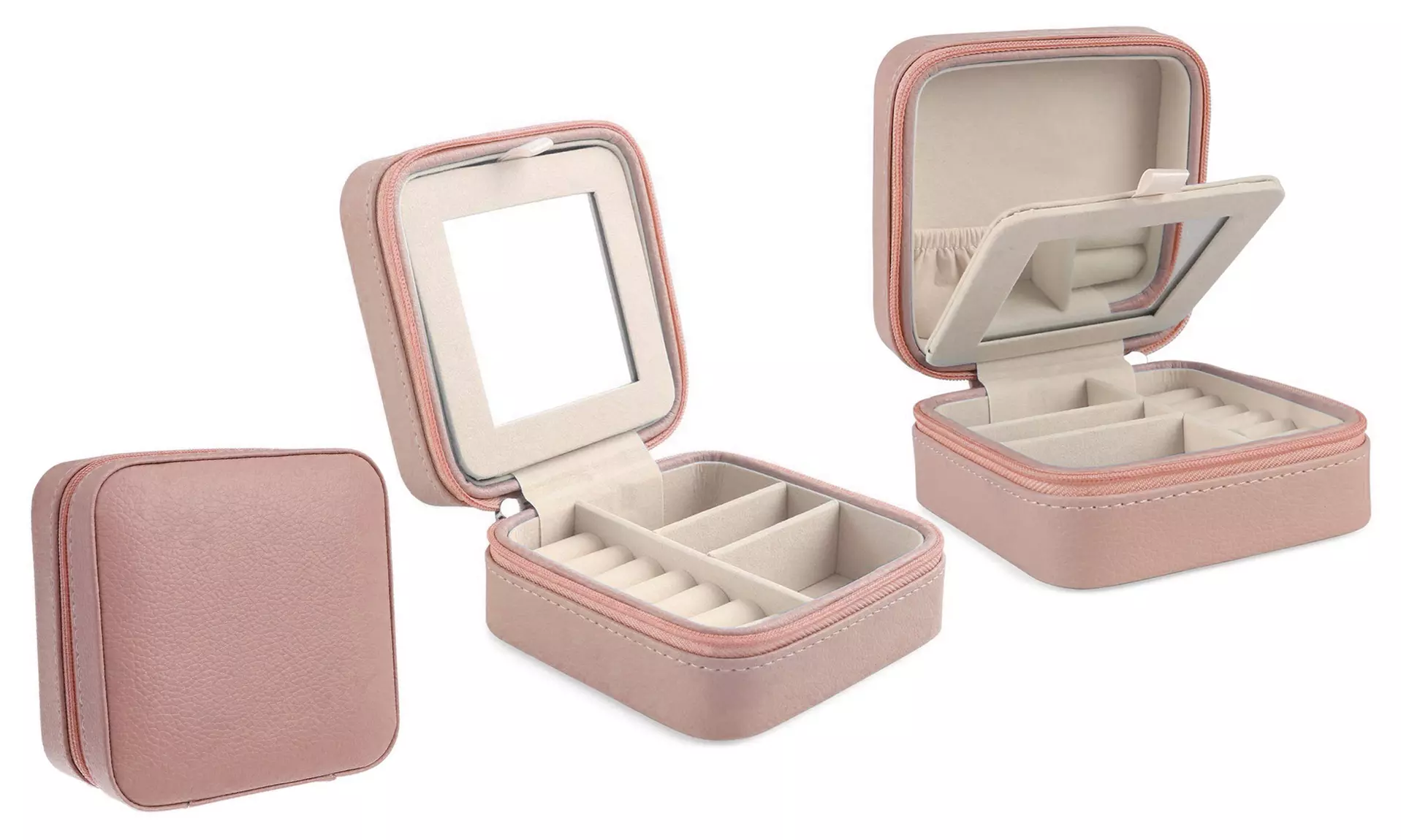 Mini Portable Travel Jewelry Box & Jewelry Organizer 