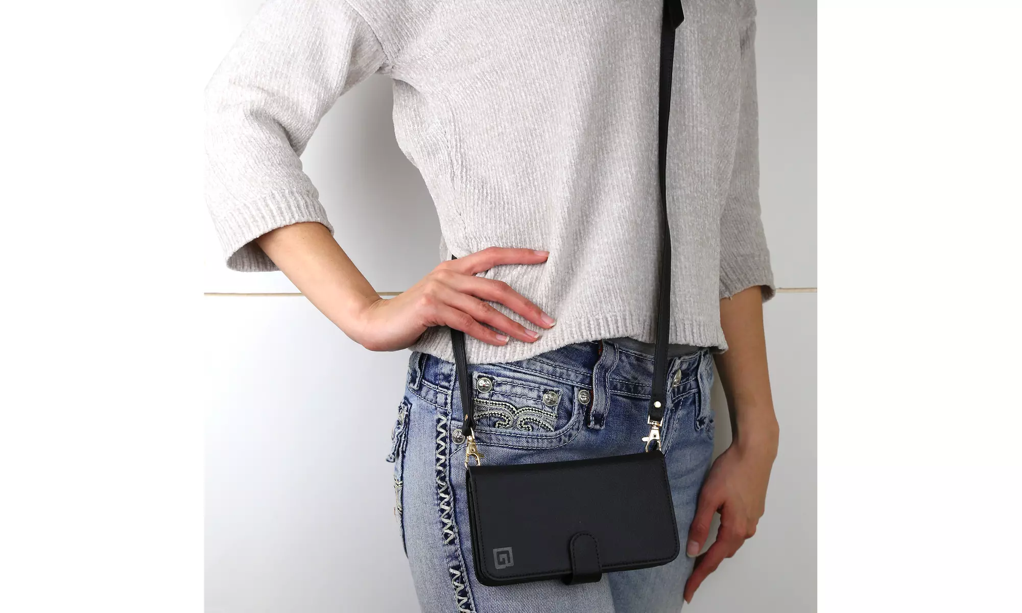 Horizontal Crossbody Phone Case Wallet For iPhone Xs Max by Gear Beast - Primary Image