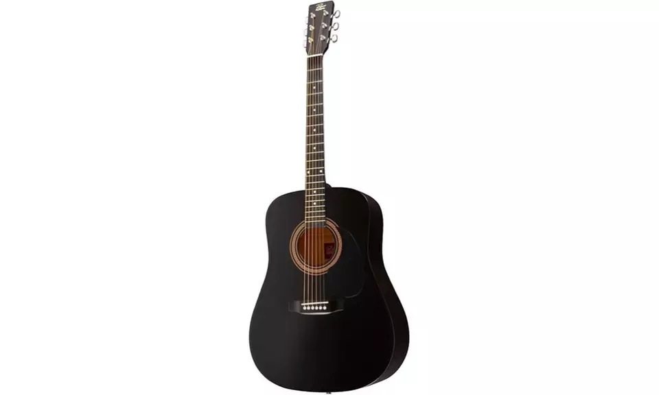 Rogue RA-090 Dreadnought Acoustic Guitar Black - Primary Image